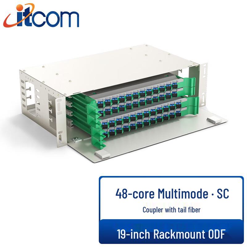 itcom Adicom 19-inch Rack-Mount ODF Fiber Optic Distribution Frame