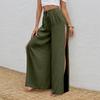 Women'S Sports Fitness Pants Casual Loose Elastic Jogging Pants Straight Wide Leg Pants Casual Pants Yoga Pants