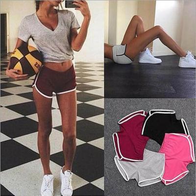 2024 Women's Casual Sports & Yoga Solid Color Shorts