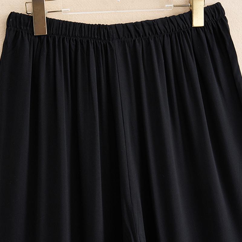 Pantaloni Harem da Donna, Vita Elastica, Larghi, Casual, a Lanterna (Taglia unica)
