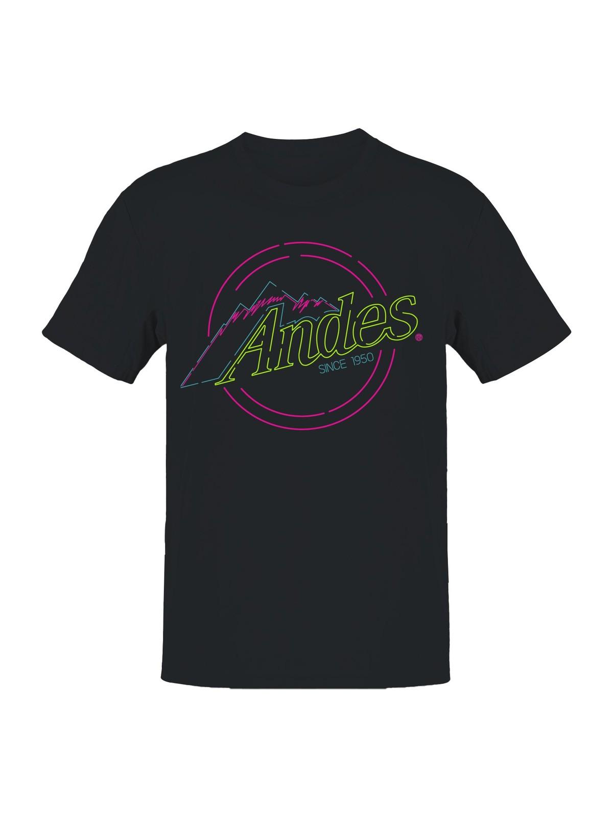 Officially Licensed Andes Mint Retro Andes Neon Sign Mens T-shirt S