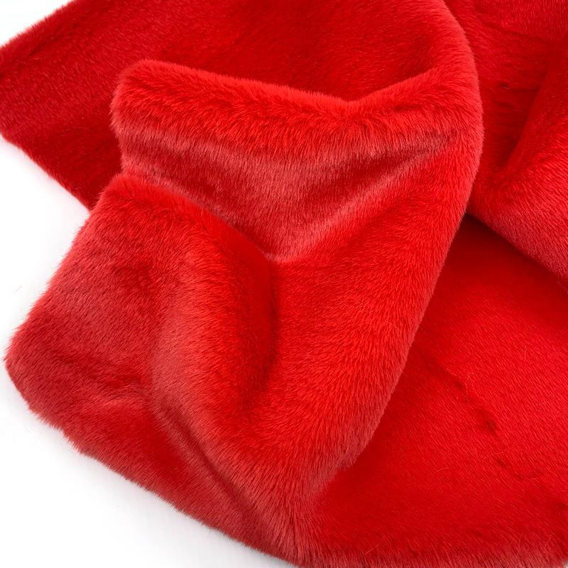 10mm Thickened Imitate Rabbit Fur Plush Fabric Thickened Polyester Artificial Wool Doll Cotton Doll Material Decorative Fabric
