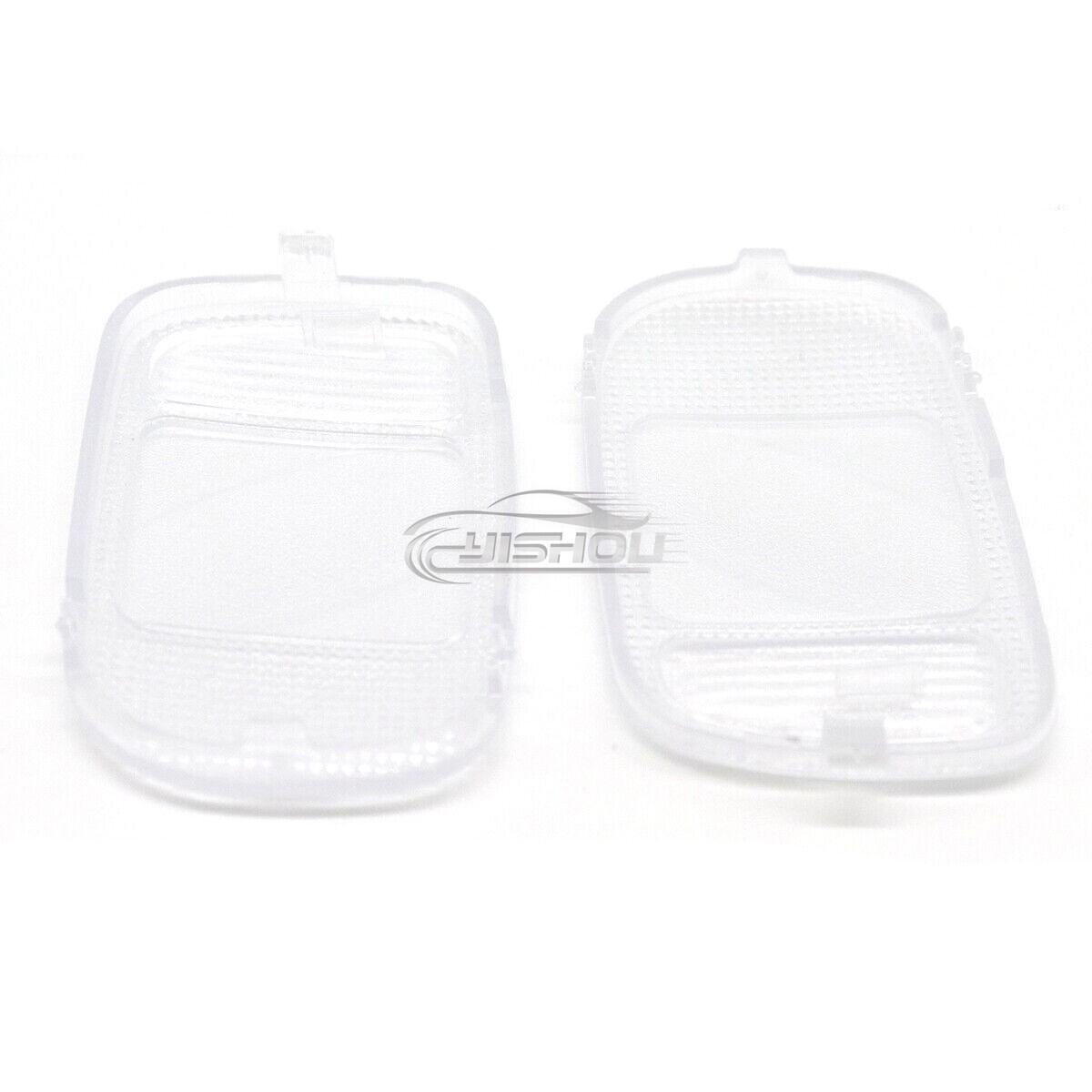 2PCS New For 2002-2010 Dodge Ram Overhead Console Dome Reading Light Lamp Lens