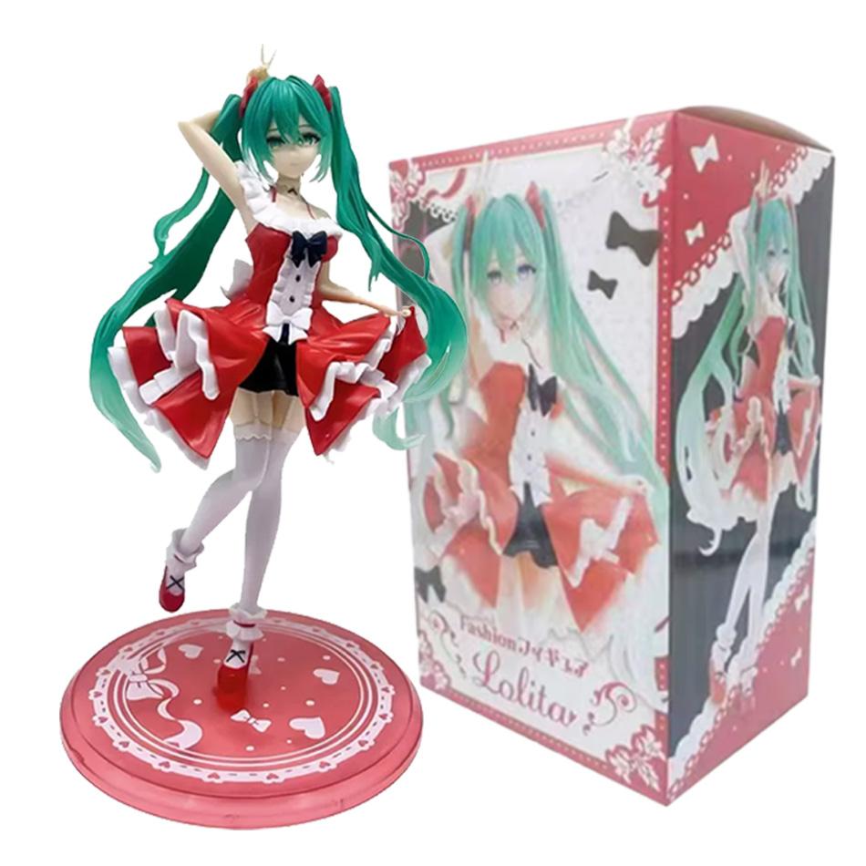 Miku Hatsune Figure Anime Girl Model Desktop Decor Collectible Doll Gift For Fans Future Vocaloid Statue Japanese Cute Kawaii Otaku