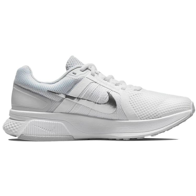 Nike Womens Run Swift 2 'White Metallic Silver' (women's sizes) White / Pure Platinum / Metallic Silver Running Shoes CU3528 105