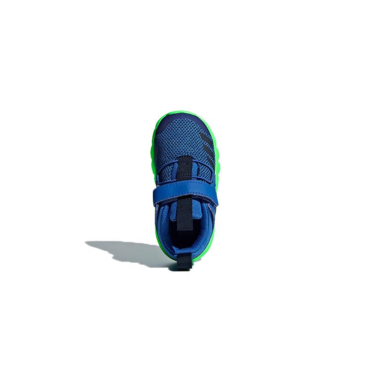 Adidas Rapida Slip Resistant And Breathable Low top Toddler Shoes Blue Black Infant And Toddler AH2580