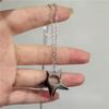 Simple Trendy Star Hollow Choker Necklace Pendant Neck Jewelry Grunge Charm Accessories Women Men's Fashion Party Chain Necklace