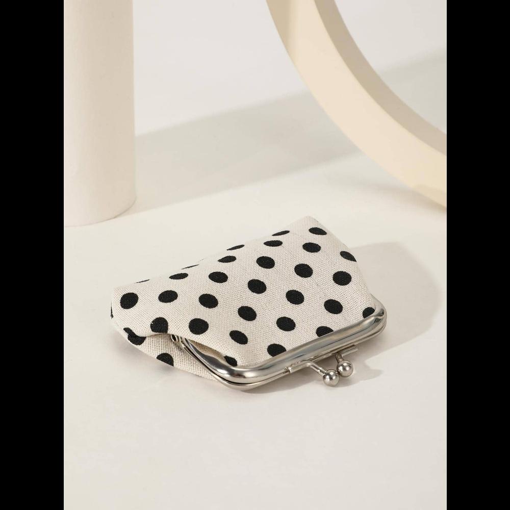 Polka Dot Graphic Wallet Women's Stylish & Versatile Fashion For Birthday Gift For Gift White-Collar Workers For Male For Female For Women Wallet