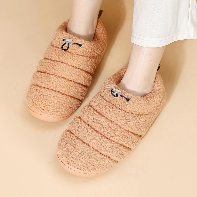 Slippers Woman Winter Warm Style Fluffy Slippers Fur Plush Women's Home Slippers Comfort Indoor Cotton Shoes Female Footwear