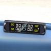 TPMS Automatic Brightness Control USB&Solar Charging Car Tire Wireless Pressure Monitor System Adjustable LCD 4 Tire Sensor