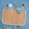 Cartoon Kitchen Apron Waterproof Long Sleeve Cooking Baking Bibs Cross Back Anti-fouling Catering Work Clothes for Home Kitchen