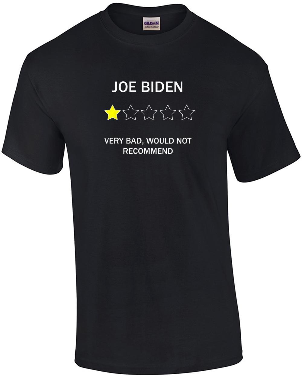 Joe Biden 1 Star Review Shirt Unisex T-Shirt S