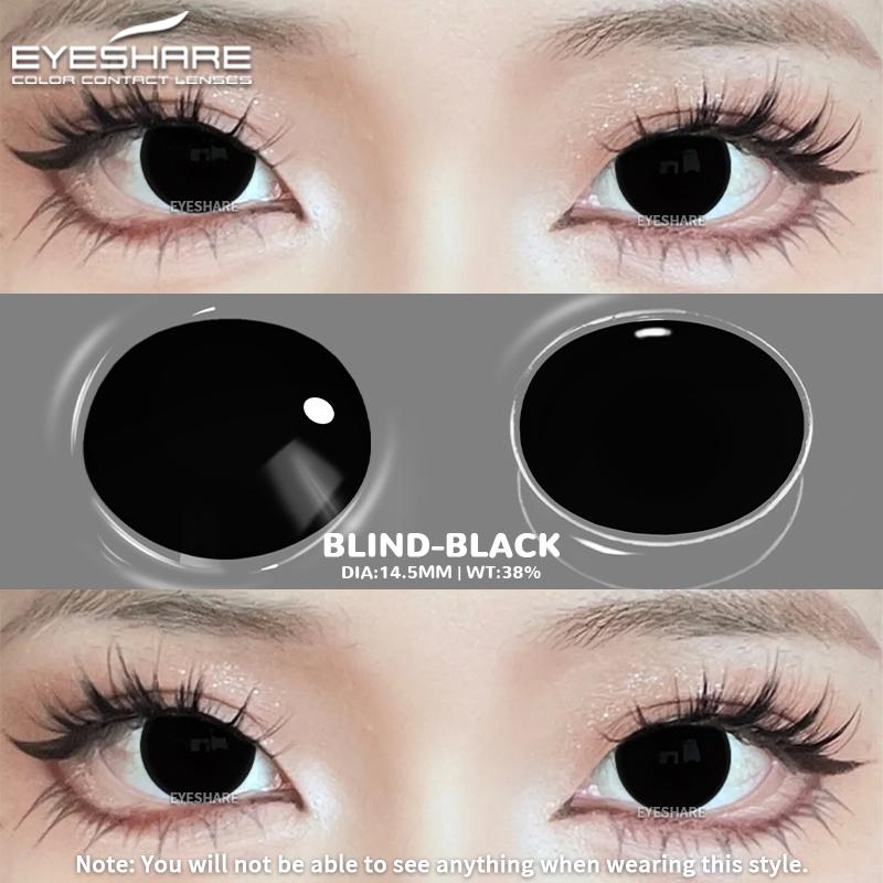 2Pcs Halloween Contact Lenses Colored Contact Lenses for Eyes Cosplay Black Lenses White Cat Eye Lens Red Lenses Yearly