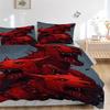 3pcs Anime Cartoon Design Bedding Set - Includes One Quilt Cover and Two Pillowcases (No Core) - Perfect for Bedroom and Guest Room Decorati