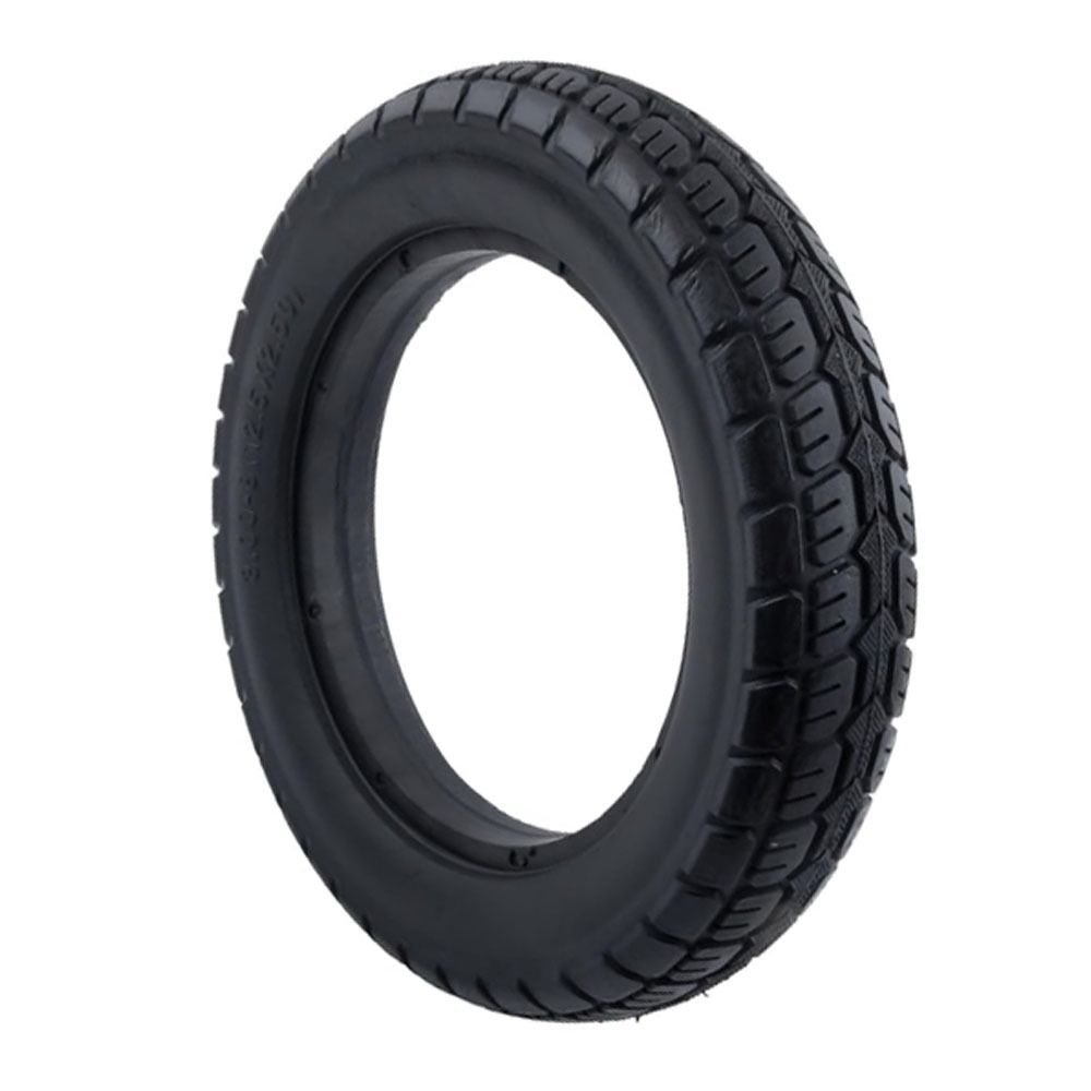 12 1/2 X 2 1/4 (62-203) Solid Tire Rubber Wear Resistant Tire Electric Bicycle