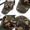 Camouflage Printed Army Green Fishing Hat Anti-Uv Golf Baseball Cap Sunhat Outdoor Jungle Hiking Cap Sports Sun Protection UV Blocking Hat Visors