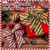 Christmas Wired Ribbon Featuring Glitter and Sequins for Use In For Present Wrapping Tree Decorations and Craft Projects