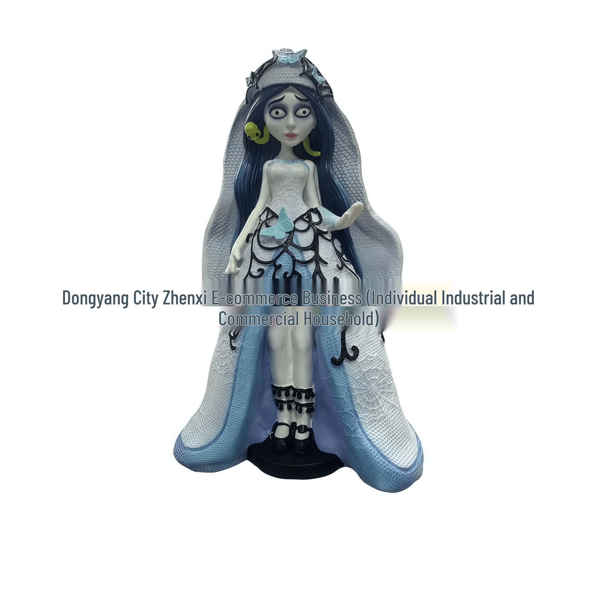Cross-Border Zombie Bride Decoration: Cartoon Elf Figure Resin Ornament for Home