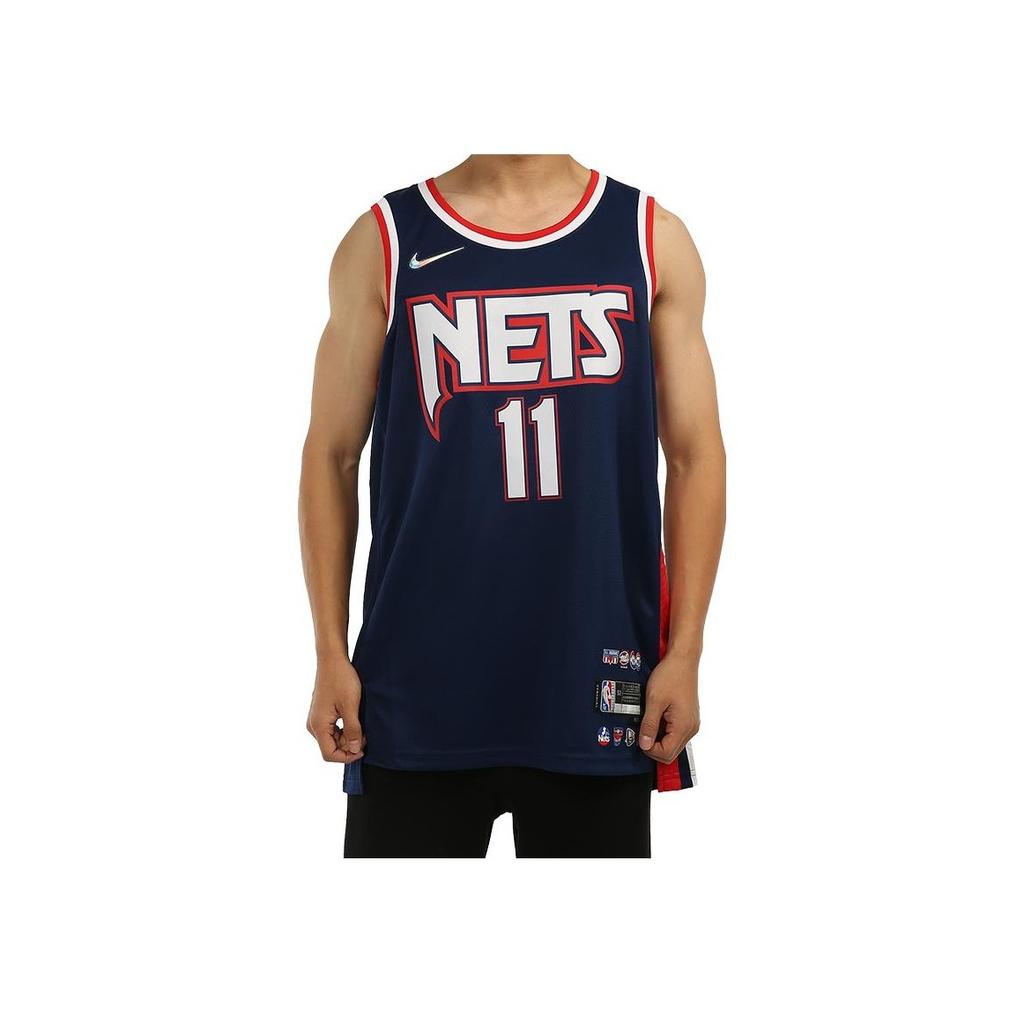 Nike Kyrie Irving 75th Anniversary Brooklyn Nets City Edition Basketball Tank Top Men Tops Blue DB4018-400