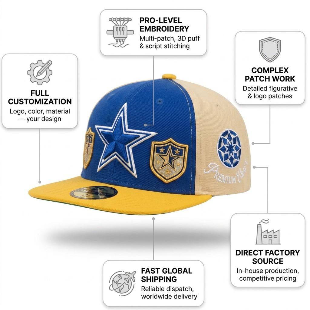 2026 New Big Four Pro 3D Embroidery OEM/ODM American Pro Football Snapback Era Vintage Letter Flat Brim