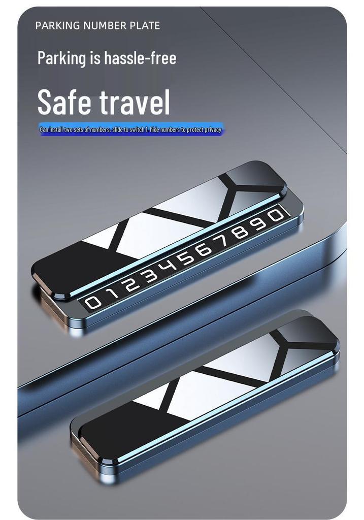 Applicable Tank 300 Temporary Car Parking Number Plate for TANK500/400/700 - Mobile Vehicle Phone Display.