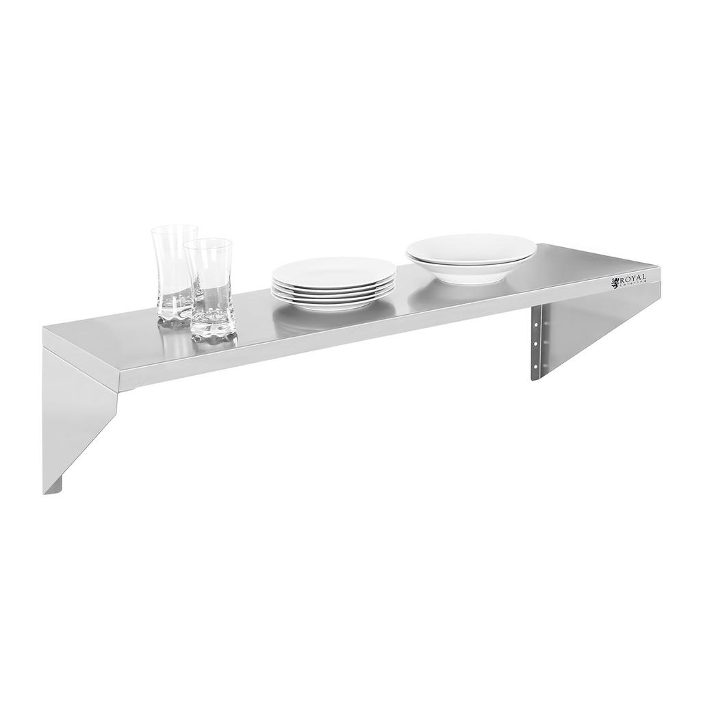Stainless Steel Single Wall-Mounted Hanging Shelf