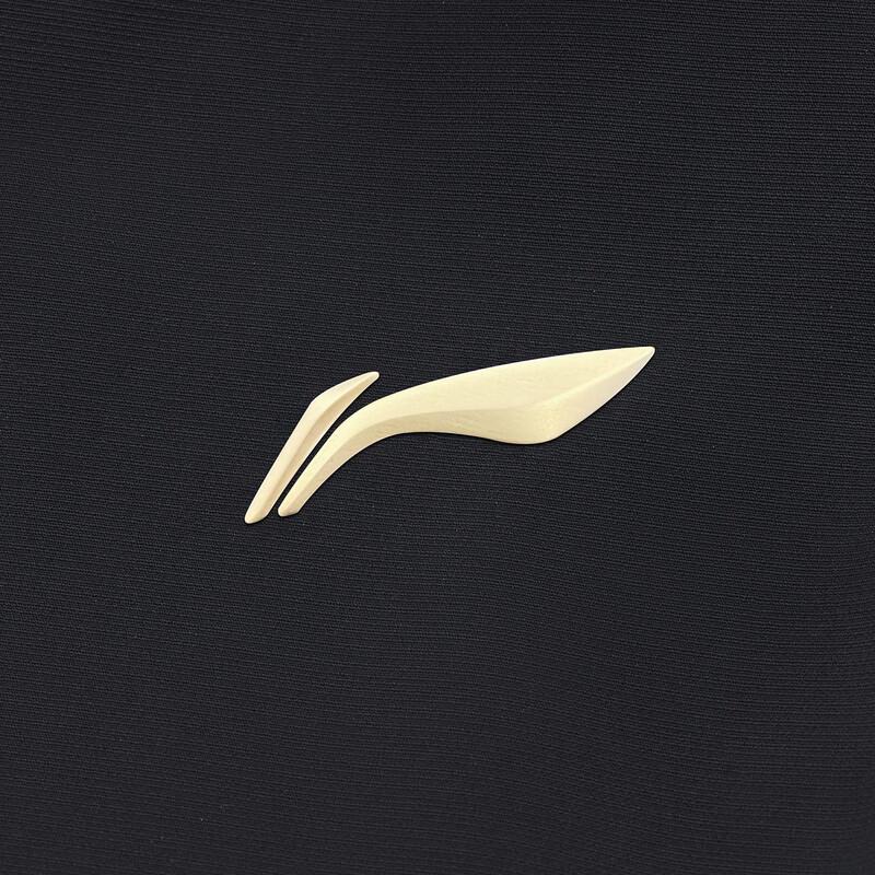 Мужская удобная спортивная ветровка с капюшоном Li-Ning S чёрный