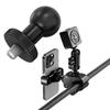 Plastic 17mm Ball Head Adapters 4pcs Feature 1/4 Inch Screw for 360 Degree Rotation Photography and Vehicle Use
