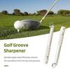 Golf-Rillenschärfer, tragbarer Golfschläger-Reiniger aus Legierung, für Holz, Eisen, Keilkopf, Schärfen, Nachrillenwerkzeug, Golf-Zubehör