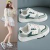 Shoes Womens Sports Thick Sole Versatile Korean Version Ins Trendy Anti Slip White Shoes Women Casual Shoes Ins Versatile Board
