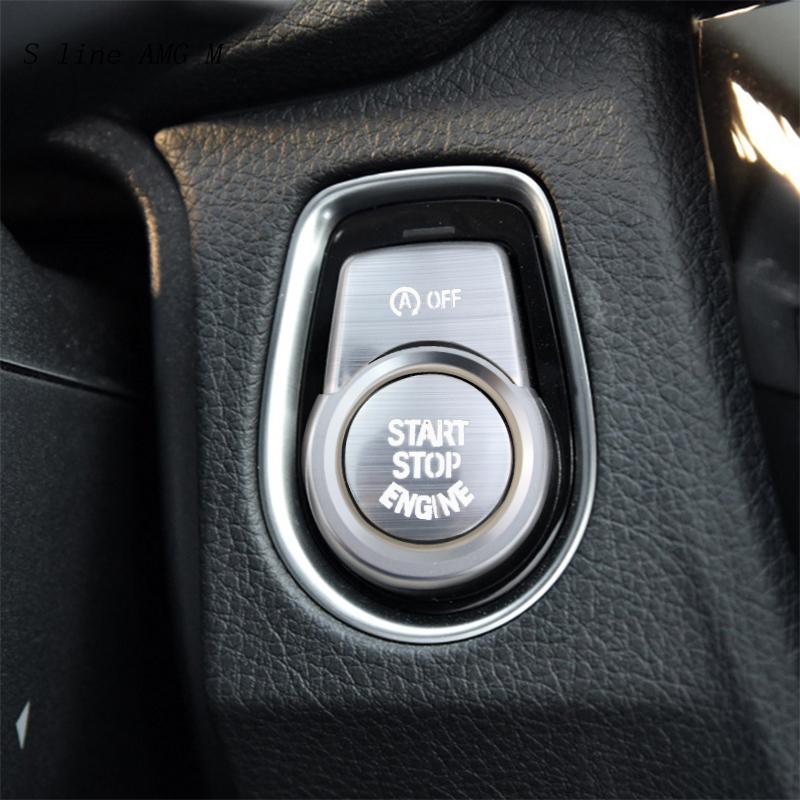 Car Styling Engine START Button Replace Cover STOP Switch Accessories Key Decor For BMW 1 2 3 4 Series Gt F20 F21 F30 F34 X1 F48