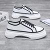 Men's shoes autumn board shoes color matching literary air cushion soft sole fashion trend shoes young personality matching Wenzhou