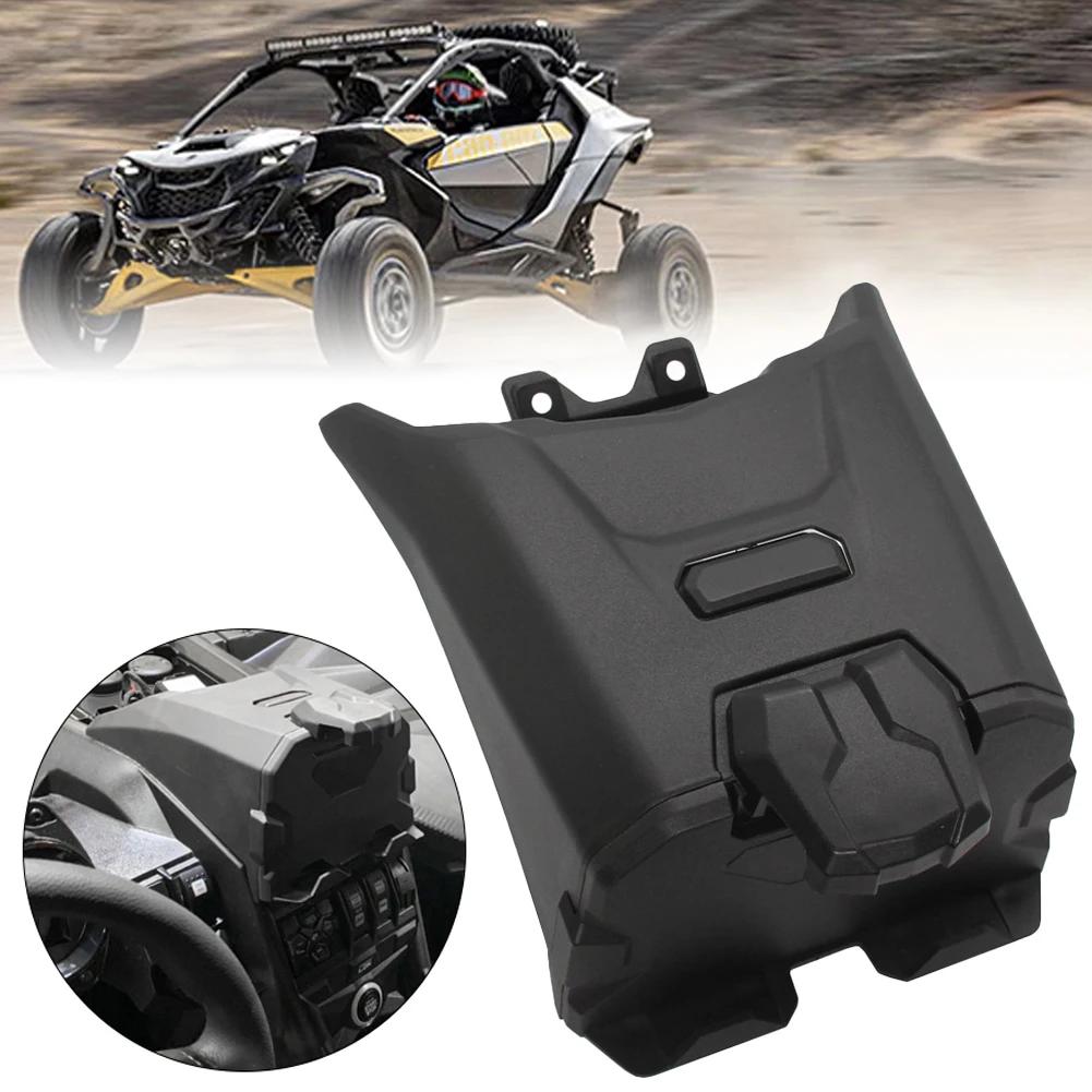 For 2017-2025 Can Am Maverick X3 Accessories ATV Organizer Storage Box with Mobile Phone Bracket Models Box Tray 715002874