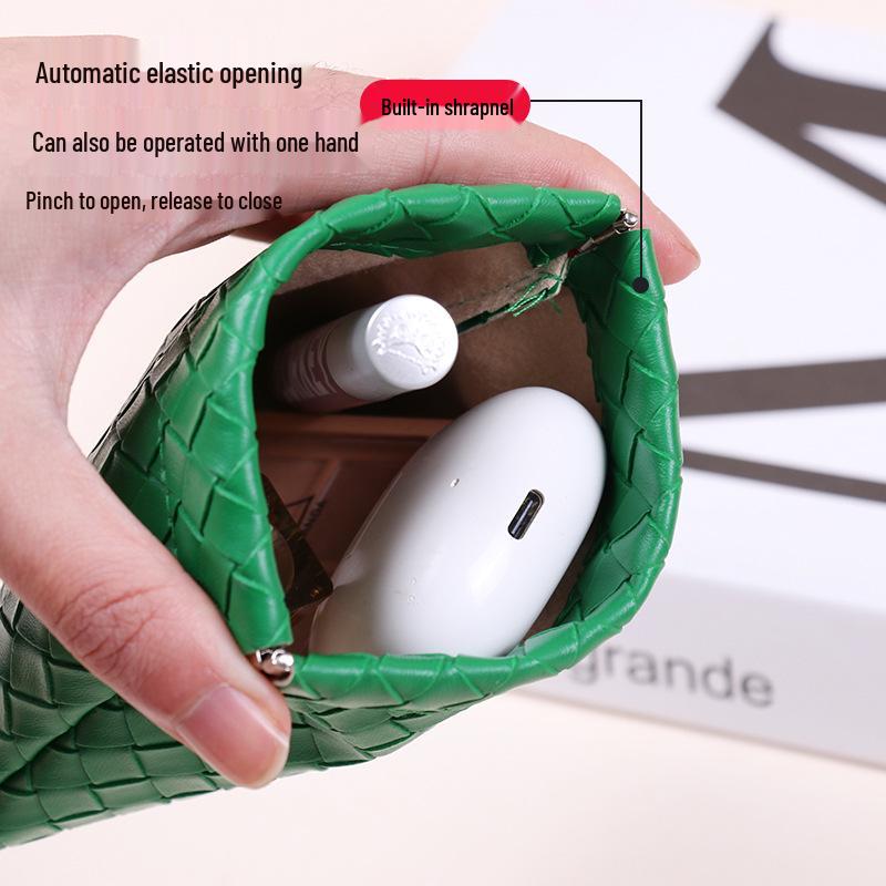 Multifunctional Drawstring Pouch for Cosmetics, Cables, Mobile Phones, and Earbuds