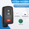 Smart Key Fob Replacement Remote fits for Toyota Tacoma 2015 2016 2017 2018 2019 2020 2021 2022 Tundra 2019-2021 4-Runner 2020-2021 Sequoia 2022 Car