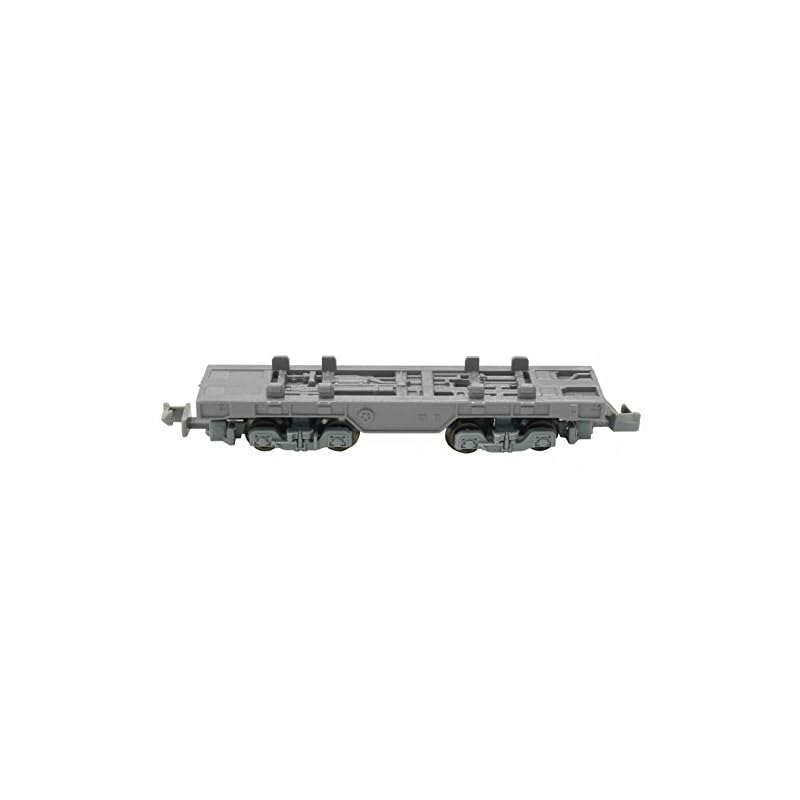 Rokuhan Z Gauge Z Shorty Container Freight Car, Gray, SA006-2, Model Railroad Freight Car