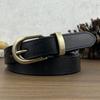 Retro Fashion Trend Leather Belt Women'S First Layer Cowhide Casual Jeans Belt Women