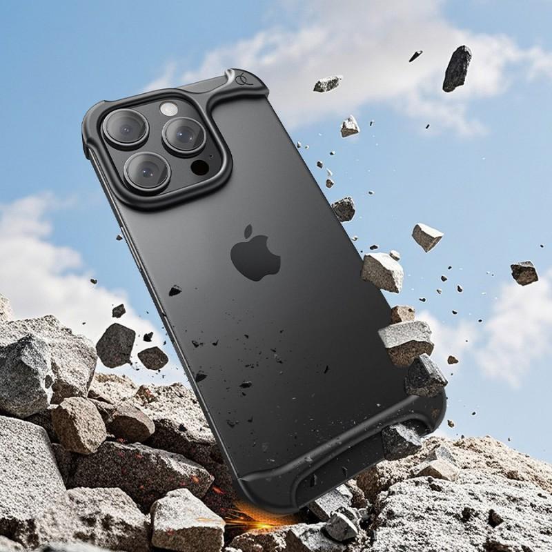 Metal Corner Bumper Phone Case IPhone 16 Pro Max 15 14 13 Shockproof Slim Fit Cover