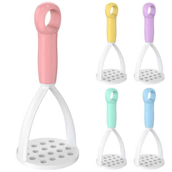 Potato Masher Uniform Mesh Labor-saving Polypropylene Press-on Style Potato Ricer Puree Kitchen Tool for Home