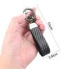 Car Key Chain Carbon Fiber Keyring For Seat Ibiza Toyota Ford RangerBmw Tesla Skoda VW Honda Hyundai Peugeot Auto Accessories