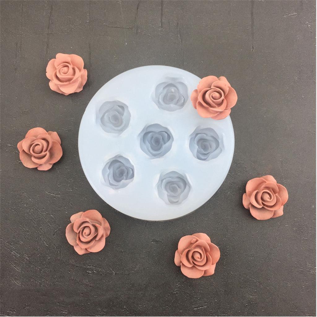Silicone Chocolate Moulds Rose Shaped DIY Candy Molds Baking Gadget Non-stick Silicone Material for Kitchen DIY Baking