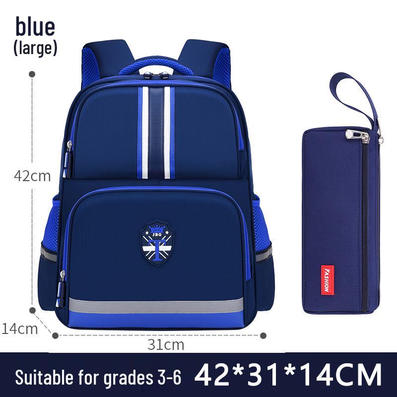 "Waterproof Lightweight Backpack for Primary School Students, Ages 6-12, Grades 1-6"