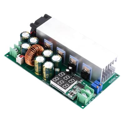 AdjustableDirect Current Step Down Bucker Power Convert Module DC12-80V 20A with LED Voltmeter Current Display