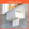Creative Box Mounted Wall Tissue Toilet Tissue Rack Wall Perforated Plastic Toilet Paper Box