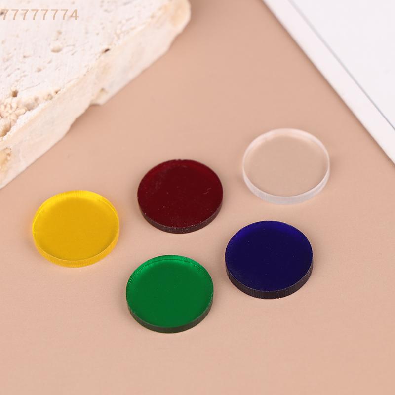 10Pcs Clear Tip Pads 15mm Diameter for Pool Cue Snooker Billiard Carom Accessories Play Break Jump Cue Tips