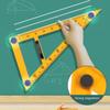 Großes Dreiecklineal-Set Geometrie Winkelmesser Lehrer Tafel-Zeichenwerkzeug