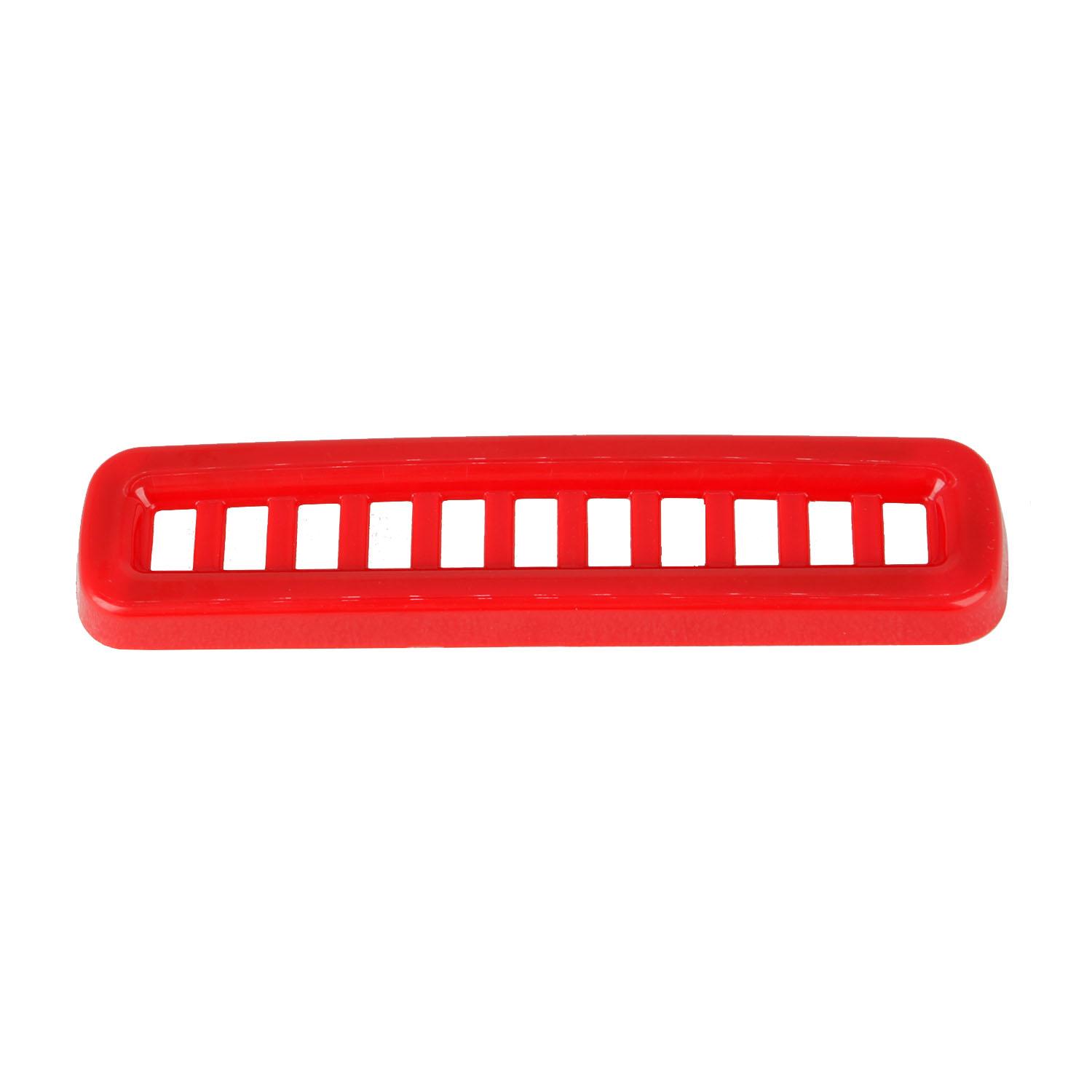 

Car 3rd Brake Light Trim Cover High Mount Stop Lamp Cap For Jeep Wrangler JL 2018-2025 красный