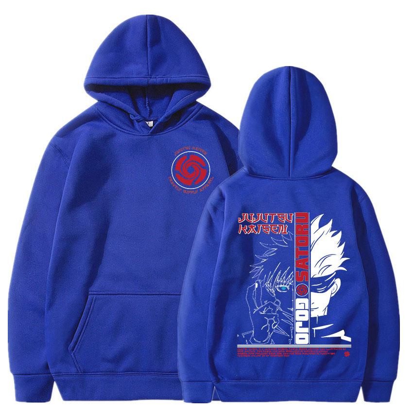 Funny Japan Anime Jujutsu Kaisen Graphic Hoodies Vintage Oversized Hooded Hip Hop Long Sleeves Hoodie Men Women Clothes