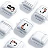 Lnitial Letter Clear Earphone Cases Cover Case For Airpods 3 4 Pro Pro2 1 Pro3 2