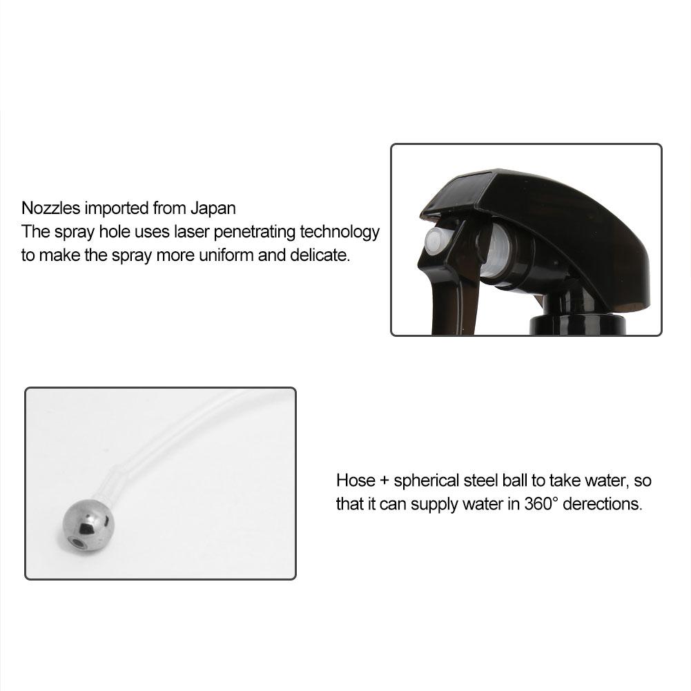 Leere Sprühflasche Weicher Schlauch Feiner Nebel 200ml Nachfüllbarer Behälter für Friseur Friseursalon Sprühflasche